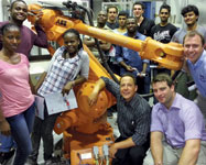 UJ students visit IMP Automation.